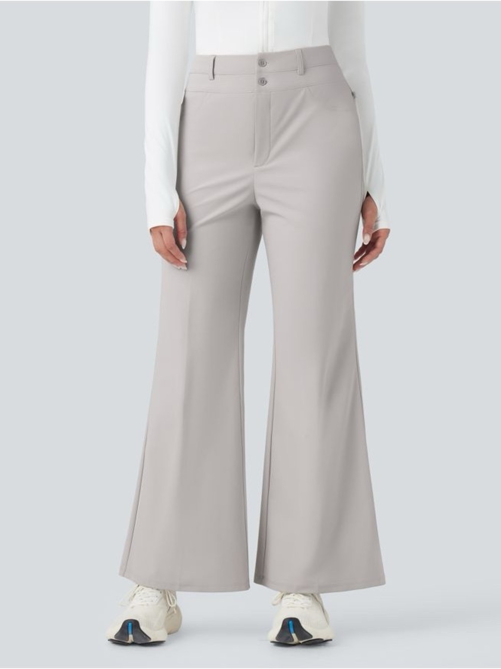 Halara High Waisted Quick Dry Golf Bootcut Pants-Golf Tee Pocket-UPF40+ xl